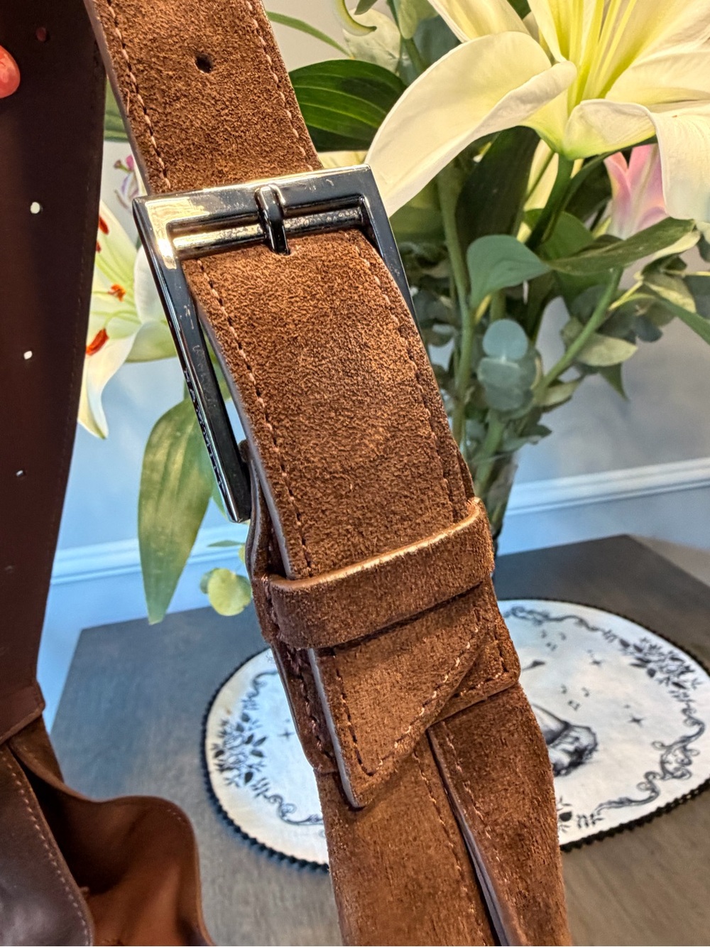 HAMMITT Zippered Tom/Med in Espresso 
Belted Suede/Gun Metal - Picture 13 of 13
